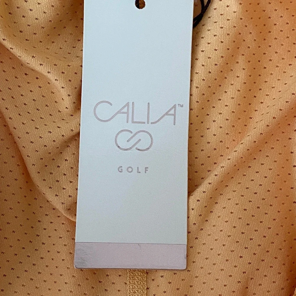 Calia Womens Ace Golf Skort XXL Peachy Melon Yellow Tennis Pickleball Sporty NWT - Picture 12 of 13
